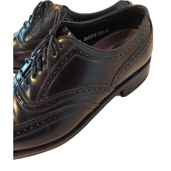FLORSHEIM Men\'s BLACK 10.5 Oxford Shoe Leather Brogue Wingtip 540575 main image 15
